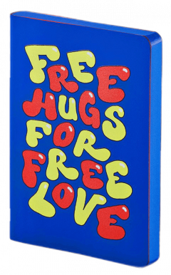 Carnet - Graphic S - Free Hugs by Paul Muller