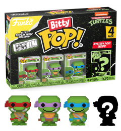 Set 4 figurine - Pop! Bitty - Teenage Mutant Ninja Turtles 8-Bit