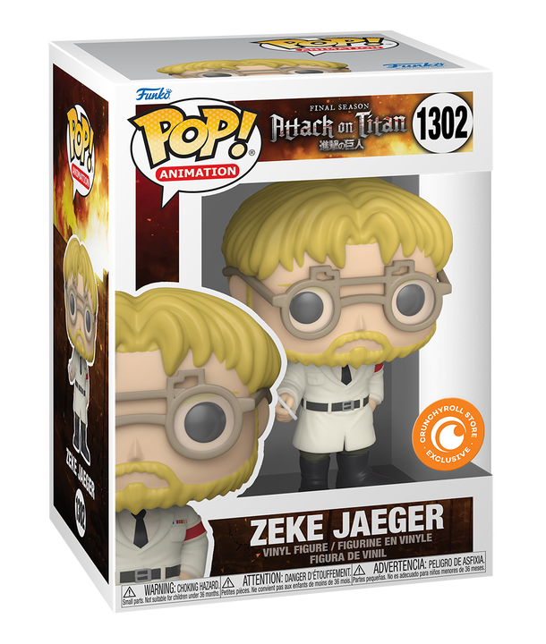 Funko Pop! Animation: Attack On Titan - Zeke Jaeger Funimation Exclusi –  Fundom