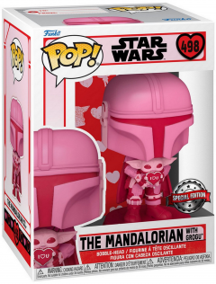 Figurina - Star Wars - Valentine's Day - The Mandalorian with Grogu 