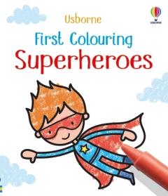 Coperta cărții First Colouring Superheroes