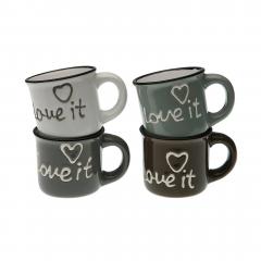 Set 4 cesti de cafea - Hello