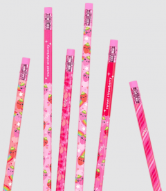 Set 6 creioane parfumate grafit - Lil Juicy strawberry