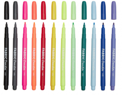 Set 12 carioci permanente pentru textile - Fabric Doodlers