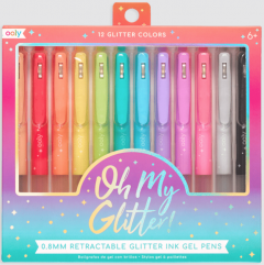 Set 12 pixuri cu gel si sclipici - Oh My Glitter!