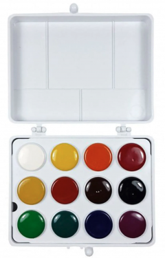 Set acuarele - Colibri - 12 culori