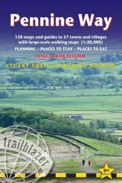 Coperta cărții Pennine Way - guide and maps to 57 towns and villages with large-scale walking maps (1:20 000)