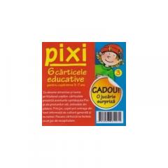 Pachet Pixi 3 - 6 carticele educative + o jucarie surpriza 
