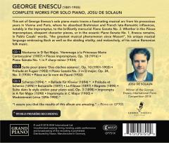 Enescu: Complete Works for Solo Piano