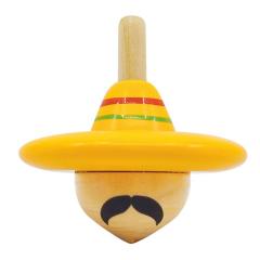 Titirez din lemn - Spinning Hats! The mexican