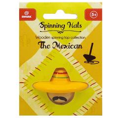Titirez din lemn - Spinning Hats! The mexican