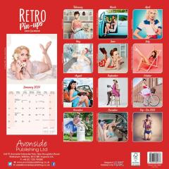 Calendar 2024 - Retro Pin Ups