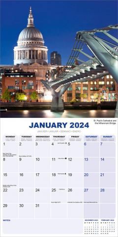 Calendar 2024 - London