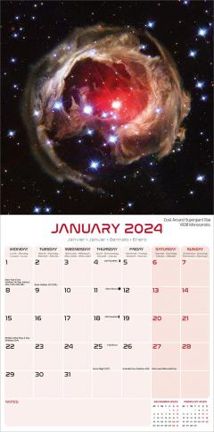 Calendar 2024 - Space