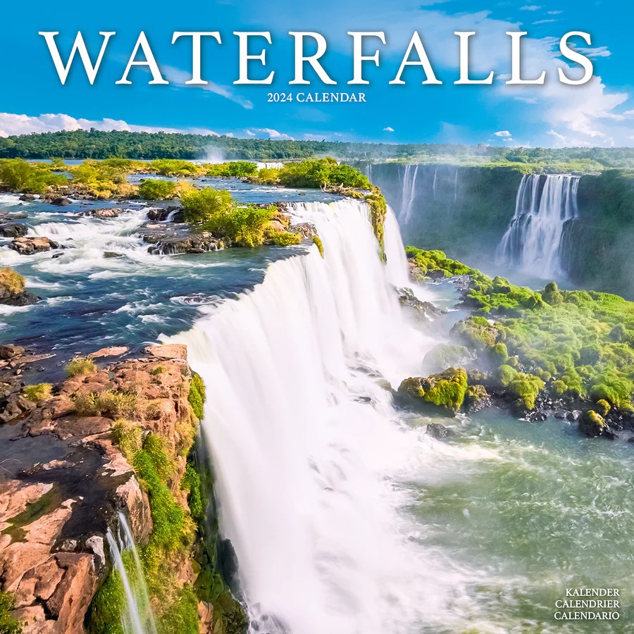 Calendar 2024 Waterfalls Avonside Publishing Ltd   2240430718 0 