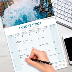 Calendar 2024 - Waterfalls
