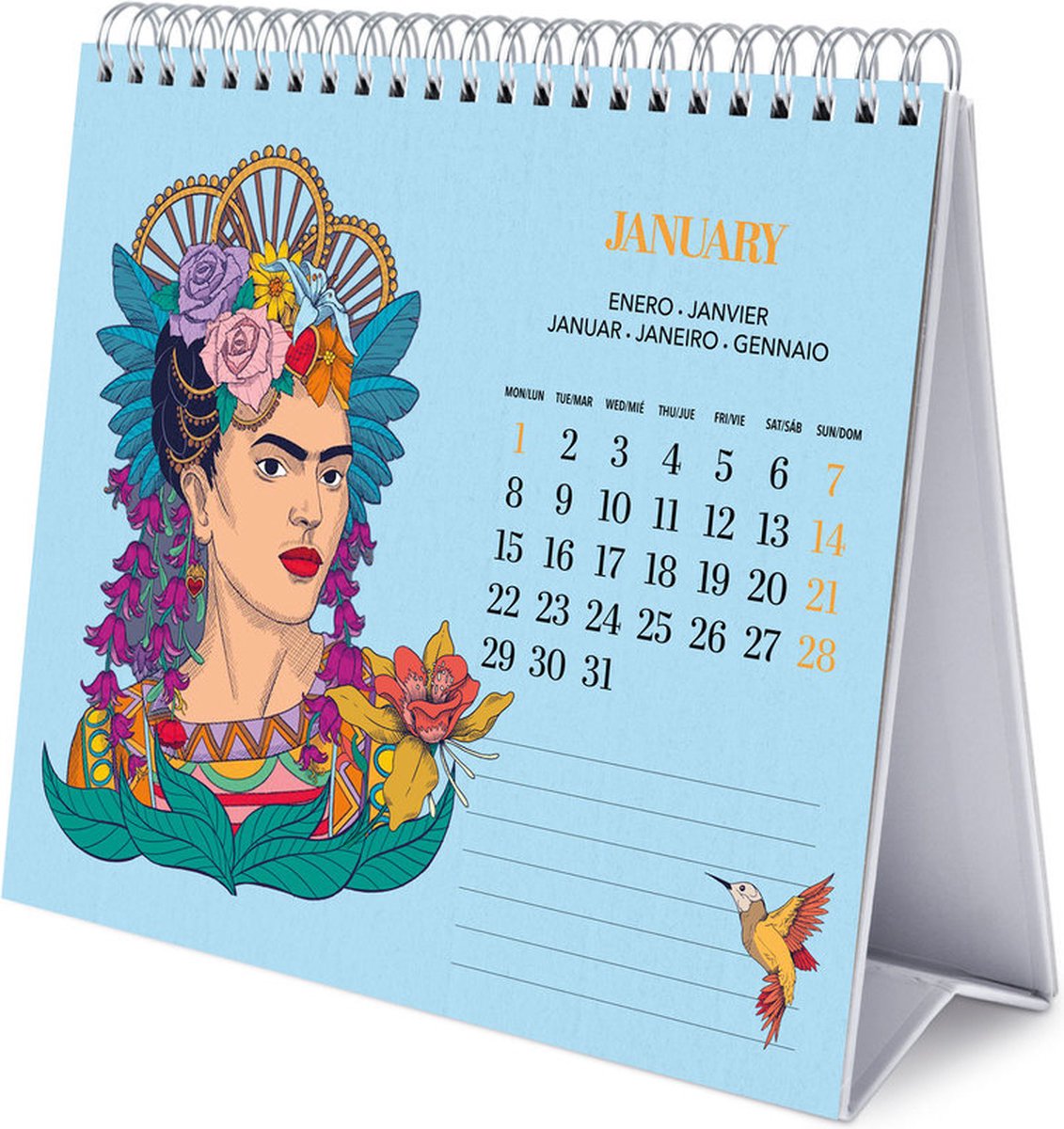 Calendar 2024 Frida Kahlo Grupo Erik 