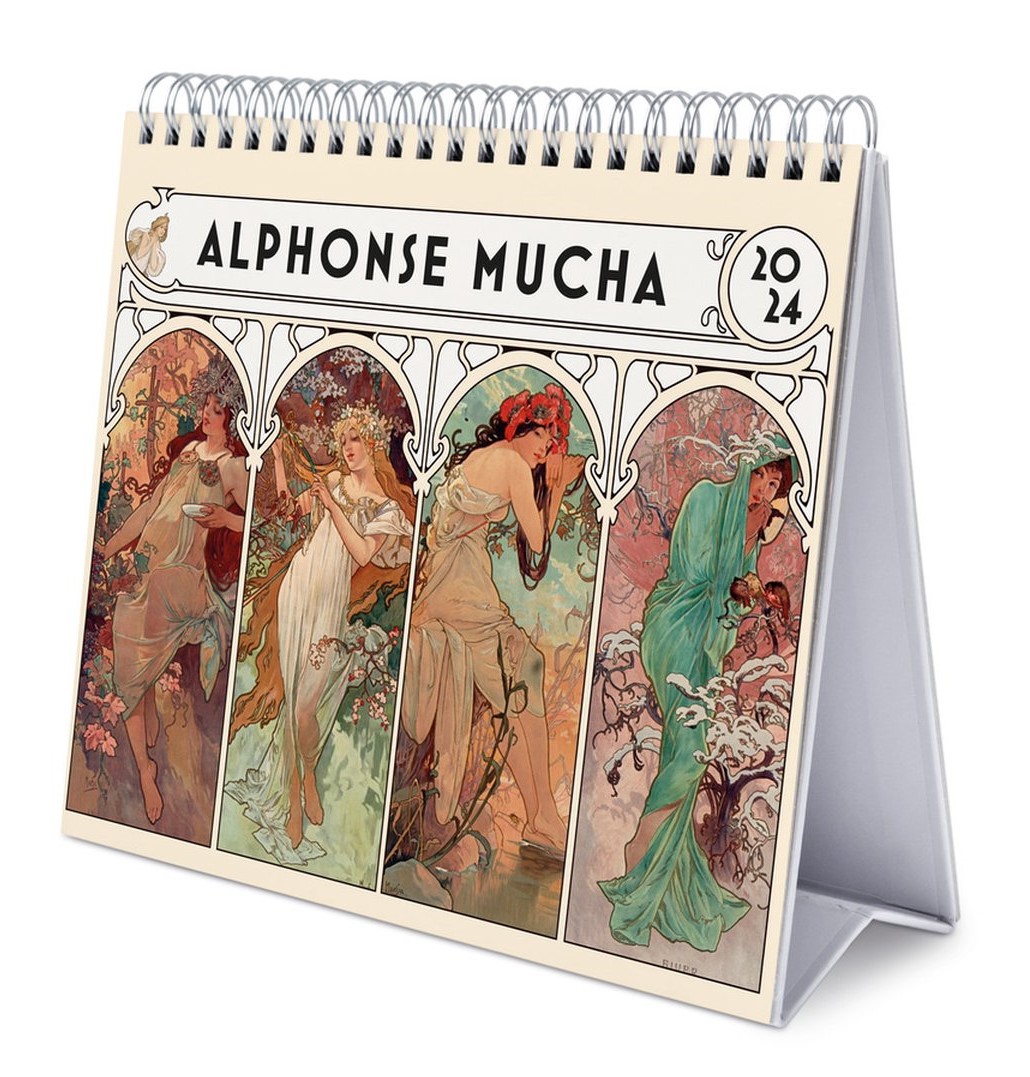 Calendar 2024 Alphonse Mucha Grupo Erik