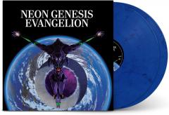 Neon Genesis Evangelion - Blue Translucent with Black Swirl - Vinyl