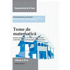 Teme de matematica. Clasa a V-a sem. II