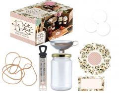 Set pentru prepararea gemului-Katie Alice- Cottage Flower Jam Preserve Starter Set Making Kit