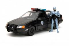 Set masinuta cu figurina - Robocop si Ford Taurus 1986 