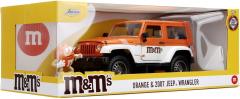Set masinuta cu figurina - Jeep Wrangler si Orange