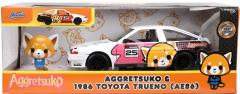Masina metalica si figurina - Toyota Tureno 1986 si  Aggretsuko