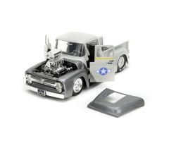 Set masinuta cu figurina  - Guile si Ford F-100 1956