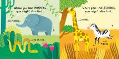 Usborne First Jigsaws And Book: Wild Animals