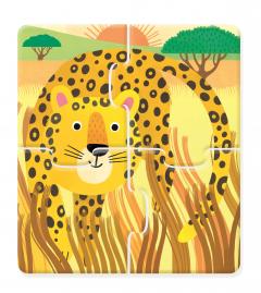 Usborne First Jigsaws And Book: Wild Animals