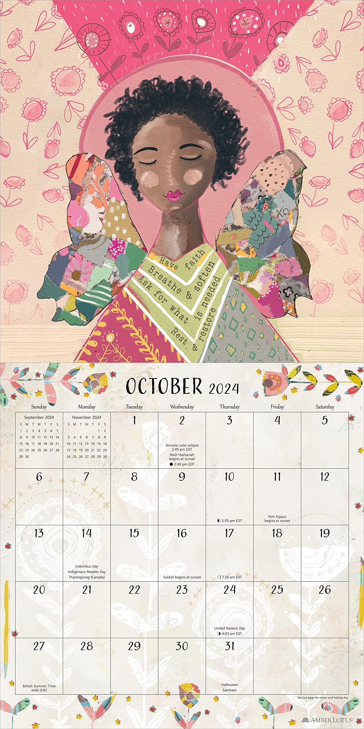 Kelly Rae Roberts 2024 Wall Calendar Amber Lotus Publishing