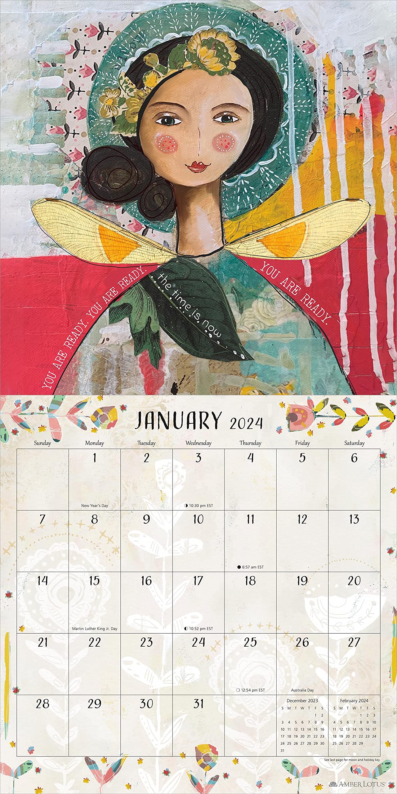Kelly Rae Roberts 2024 Wall Calendar Amber Lotus Publishing