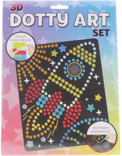 Set artistic 3D cu buline - Racheta