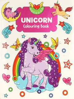 Carte de colorat - Unicorn
