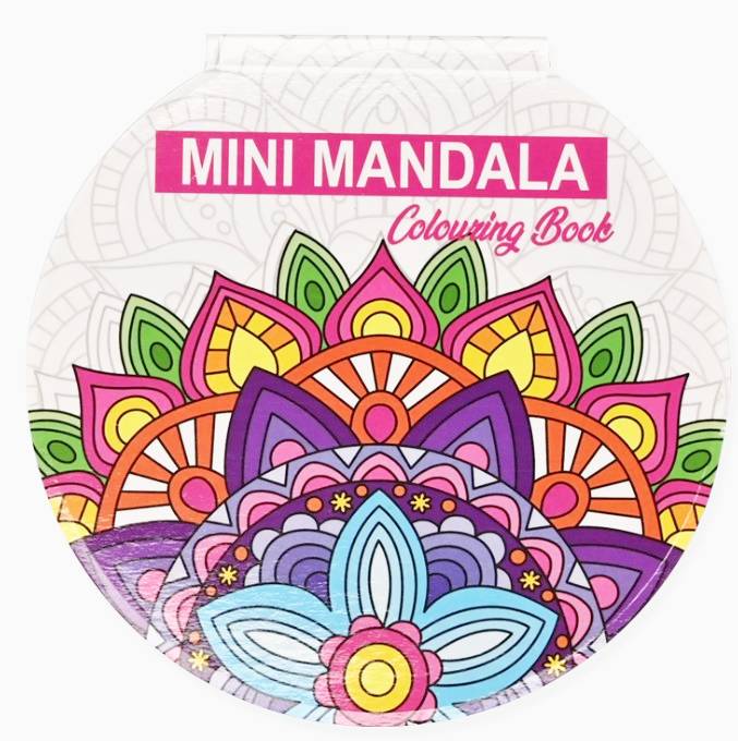 Mini Mandala. Carte de colorat, Roz