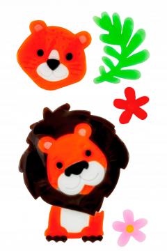 Stickere pentru fereastra din gel - Jungla