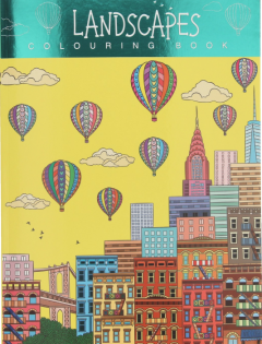 Carte de colorat pentru familie - Peisaje