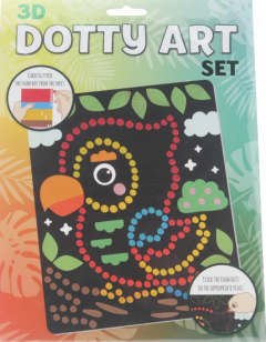 Set creativ de arta 3D - Papagal