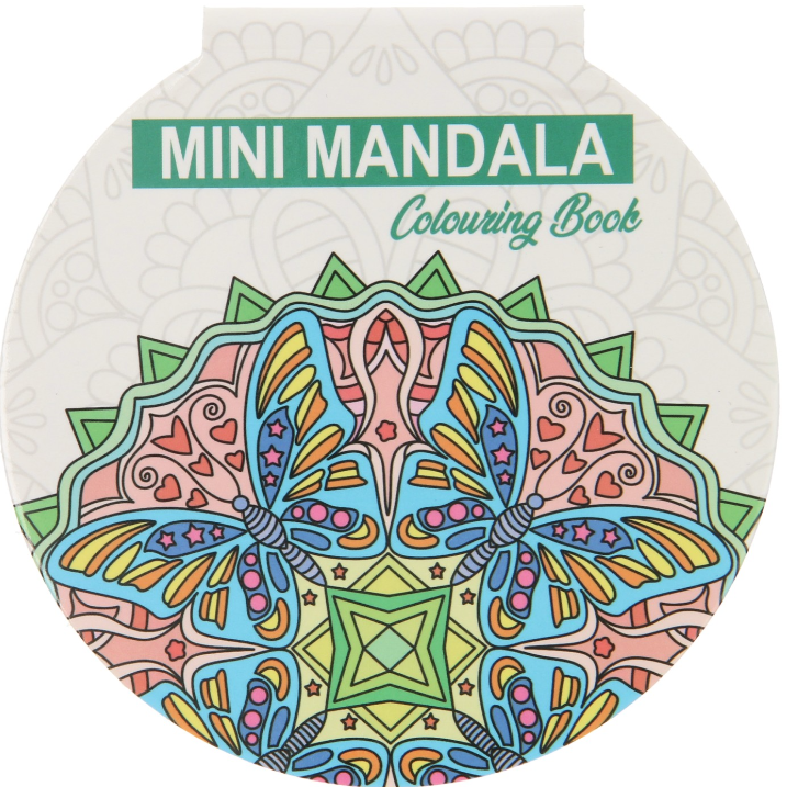 Mini Mandala - Carte de colorat, Verde