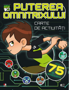 Carte de activitati cu autocolante - Puterea Omnitrixului