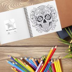 50 Mandale. Carte de colorat pentru adulti - Sugar Skull