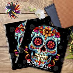 50 Mandale. Carte de colorat pentru adulti - Sugar Skull