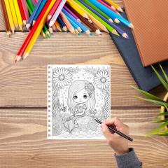 50 Mandale. Carte de colorat pentru adulti - Sirene dragalase