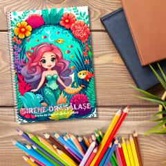 50 Mandale. Carte de colorat pentru adulti - Sirene dragalase