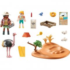 Set 3 figurine cu accesorii - Wiltopia - Cuib de strut