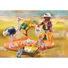 Set 3 figurine cu accesorii - Wiltopia - Cuib de strut