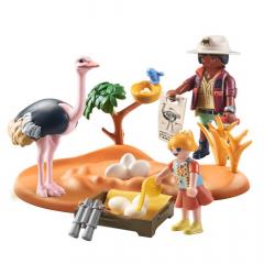 Set 3 figurine cu accesorii - Wiltopia - Cuib de strut