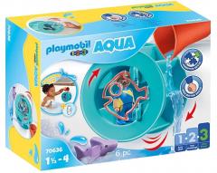 Jucarie interactiva - 123 Aqua - Roata de apa cu pui de rechin