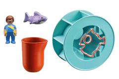 Jucarie interactiva - 123 Aqua - Roata de apa cu pui de rechin